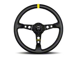 MOMO USA MOD07 Steering Wheel 350 mm - Black Leather/Black Spokes/1 - R1905/35L