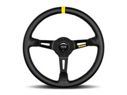 MOMO USA MOD08 Steering Wheel 350 mm - Black Leather/Black Spokes/1 - R1908/35L