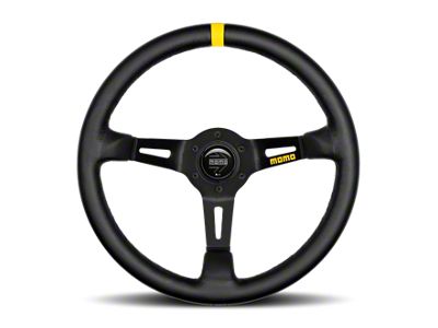 MOMO USA MOD08 Steering Wheel 350 mm - Black Leather/Black Spokes/1 - R1908/35L