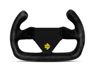 MOMO USA MOD12/C Steering Wheel 250 mm - Black Suede/Black Spokes - R1922C/25S