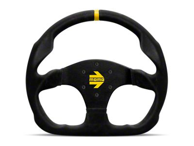 MOMO USA MOD30 Steering Wheel 320 mm - Black Suede/Black Spokes/1 - R1960/32S