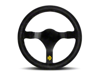 MOMO USA MOD31 Steering Wheel 320 mm - Black Suede/Black Spokes - R1930/32S