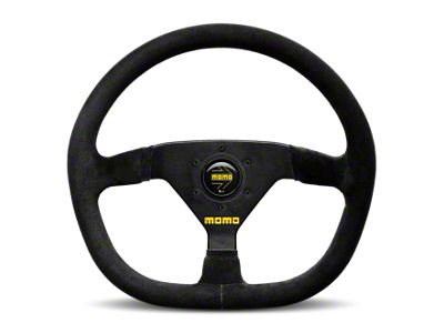 MOMO USA MOD88 Steering Wheel 350 mm - Black Suede/Black Spokes - R1988/35S