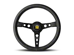 MOMO USA Prototip Heritage Steering Wheel 350 mm - Black Leather/White 