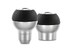 MOMO USA Race Shift Knob - Aluminum; Black Airleather Insert - ALUAIR