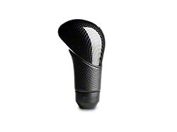 MOMO USA Shadow Shift Knob - Black Airleather; Carbon Effect Insert - SUBKCA