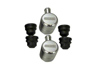 Moroso 1.22in Hole 5/8in Hose Billet Valve Cover Breather - 68861