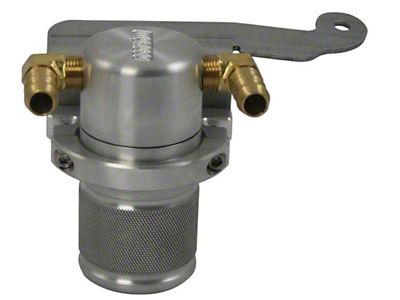 Moroso 11-14 Ford Mustang V6 Air/Oil Separator Catch Can - 85638