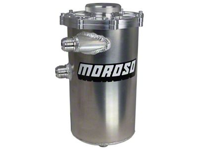 Moroso 15in Tall 7in Dia 6qt Dry Sump Tank - 22613