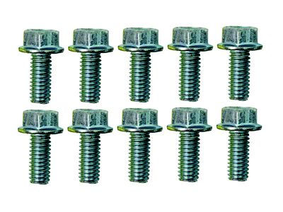 Moroso 5/16in-18 x .750in Serrated Zinc Flange Bolt - 10 - 38843