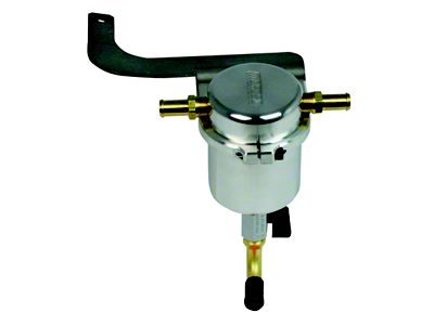 Moroso 95-99 BMW M3 Air/Oil Separator Catch Can - Billet - 85499