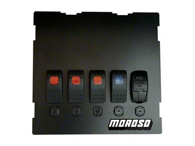 Moroso 99-04 Mazda Miata NB Radio/HVAC Pocket Block Off Plate - 74317