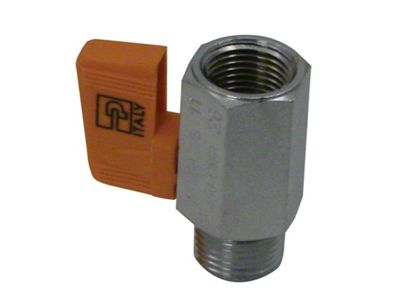 Moroso Ball Valve Replacement - 3/8in Male & Female Ports - 97200