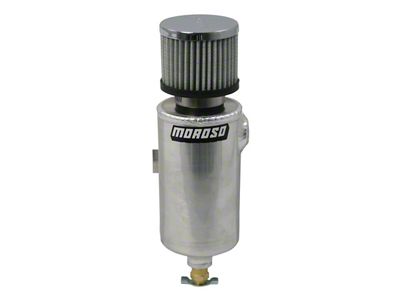 Moroso Breather Tank/Catch Can - 1/2in NPT Female Fitting - 85463