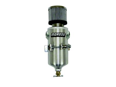 Moroso Breather Tank/Catch Can - Two 1/2in NPT Female Fittings - 85455