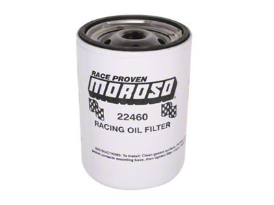 Moroso Chevrolet 13/16in Thread 5-1/4in Tall Oil Filter - Racing - 22460