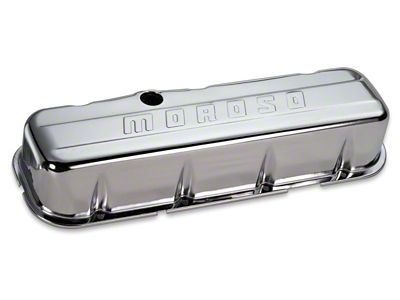 Moroso Chevrolet Big Block Valve Cover - w/Baffle - Stamped - 68113