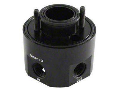 Moroso Chevrolet Small Block Oil Filter Adapter - Sandwich - 23692