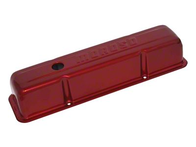 Moroso Chevrolet Small Block Valve Cover - Red Powder Coat - 68006