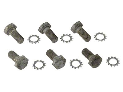 Moroso Chevrolet V8/90 Degree V6 Flywheel Bolts - Steel - 38755