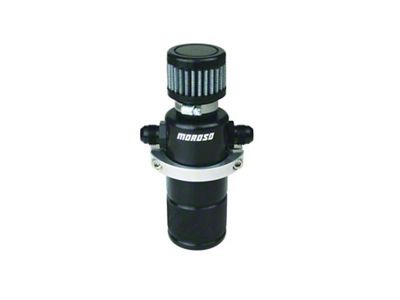 Moroso Compact Breather Tank - Black - 85397