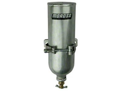Moroso Coolant Neck Overflow Tank 3in Diameter x 9in Tall - 63774