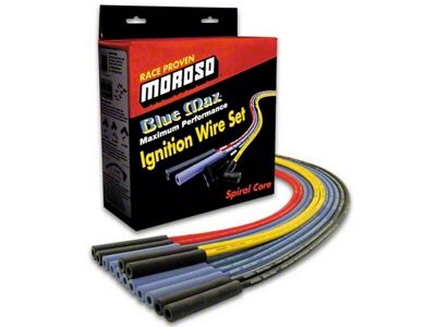 Moroso Custom Ignition Wire Set - Blue Max - Spiral - 72526
