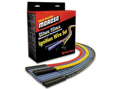 Moroso Custom Ignition Wire Set - Blue Max - Spiral - 72645