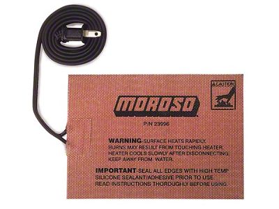 Moroso External Heating Pad - Self Adhesive - 5in x - 23996