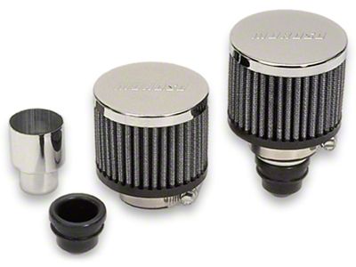 Moroso Filtered Valve Cover Breather Kit - Push-In - 68810