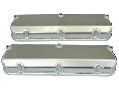 Moroso Ford 302/351W Valve Cover w/Billet Rail - 2.75in - 68475