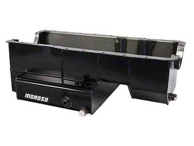 Moroso Ford 351W w/Rear Sump Kicked Out Circle Track Baffled - 20522