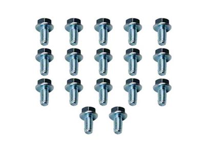 Moroso Ford C-6 Stamped Steel Transmission Pan Bolts - Set - 38781