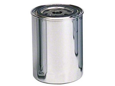 Moroso Ford/Mopar/Import 3/4in Thread 5-1/4in Tall Oil Filter - Chrome - 22400