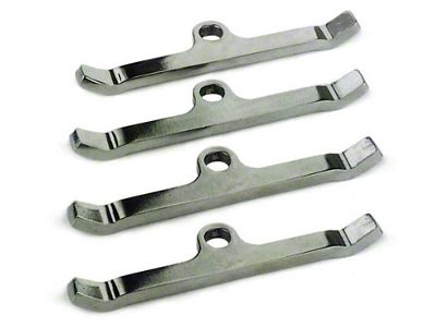 Moroso Ford Valve Cover Hold Downs - Steel - Chrome - 68519