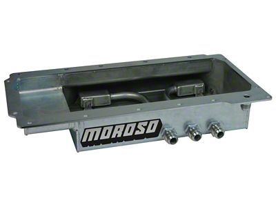 Moroso GM LS w/Three Left Side Pick Ups Fabricated Dry - 21155