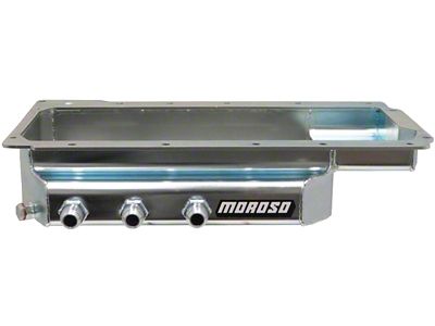 Moroso GM LS w/Three Right Side Pick Ups Fabricated Dry - 21156