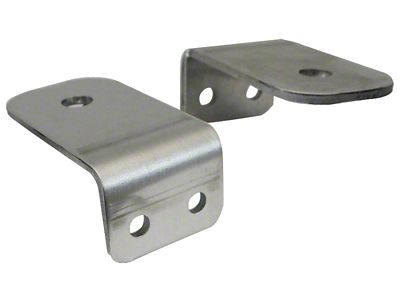 Moroso Hood Pin Bracket Pair For 3/8in Diameter Pins - 39025