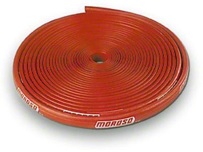 Moroso Insulated Spark Plug Wire Sleeve - 8mm - Red - 72002