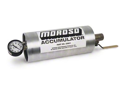 Moroso Oil Accumulator - 1.5 Quart - 10in x 4.25in - 23901