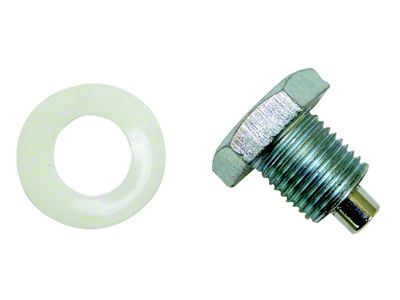 Moroso Oil Pan Drain Plug w/Nylon Washer - Clear Zinc - 97001