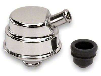 Moroso Oil Separator/Breather - 3/4in Hose - Chrome - 68781