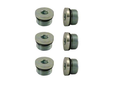 Moroso Pipe Plug w/O-Ring -8An 3/4in-16 - Steel - 6 - 97005