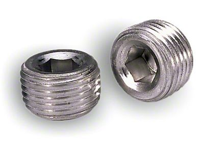 Moroso Pipe Plugs - 1/2in NPT Thread - 3/8in Hex - 37810