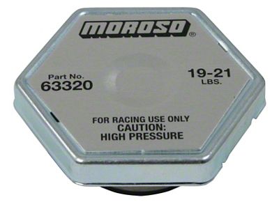 Moroso Racing Radiator Cap - 19-21lbs - 63320