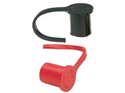 Moroso Remote Battery Jumper Terminal Cap Kit - 1 Black - 97545