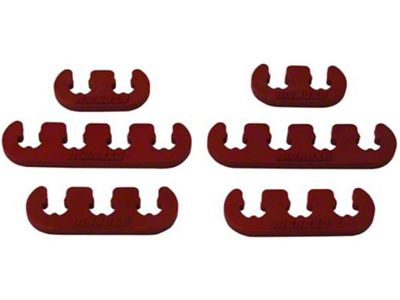 Moroso Spark Plug Wire Separator Kit - 7-9mm - Red - 72161