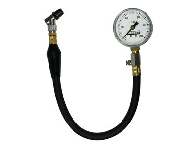 Moroso Tire Pressure Gauge 0-100psi - 4in Display - 1/2 - 89570