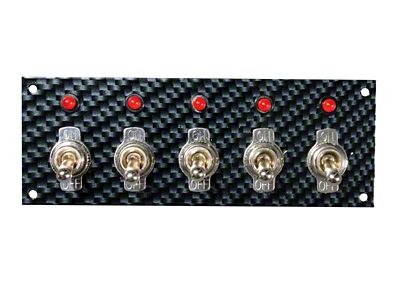 Moroso Toggle Switch Panel - Dash Mount - 2in x - 74143