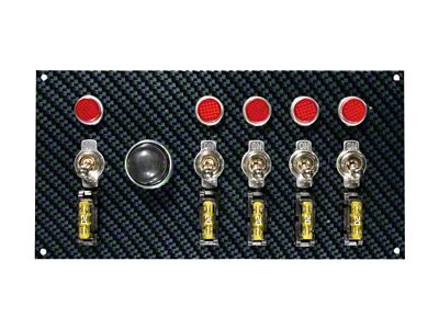 Moroso Toggle Switch Panel - Dash Mount - 4in x - 74139